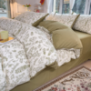 A类水洗棉麻双层纱四件套！有氧A类双层纱四件套！一秒提升幸福感，像云朵☁一样柔软的四件套！！ 商品缩略图10
