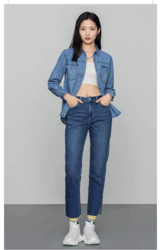 被老粉夸爆的好裤子！！Lee smrat女士牛仔裤腿粗跨宽必入~~巨显腿直！！ 商品图3