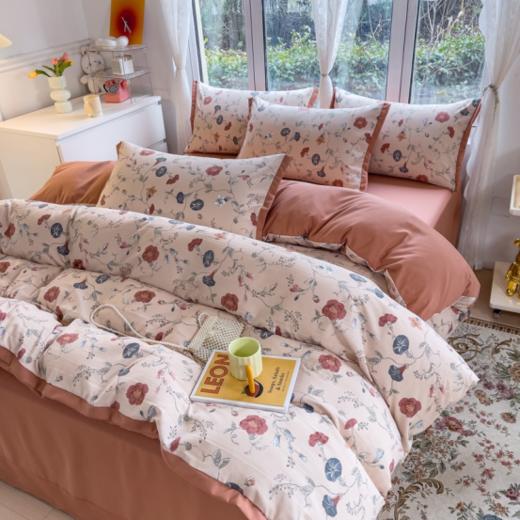 A类水洗棉麻双层纱四件套！有氧A类双层纱四件套！一秒提升幸福感，像云朵☁一样柔软的四件套！！ 商品图9