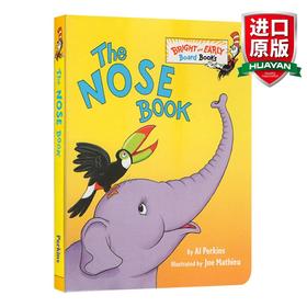 英文原版绘本 The Nose Book 宝宝身体认知 鼻子书 纸板书 苏斯博士系列 英文版