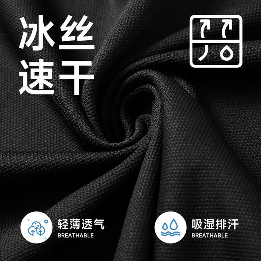 【新款DK】大依优型冰丝速干Polo衫翻领弹力透气宽松加肥加大宽松大码男士 商品图1