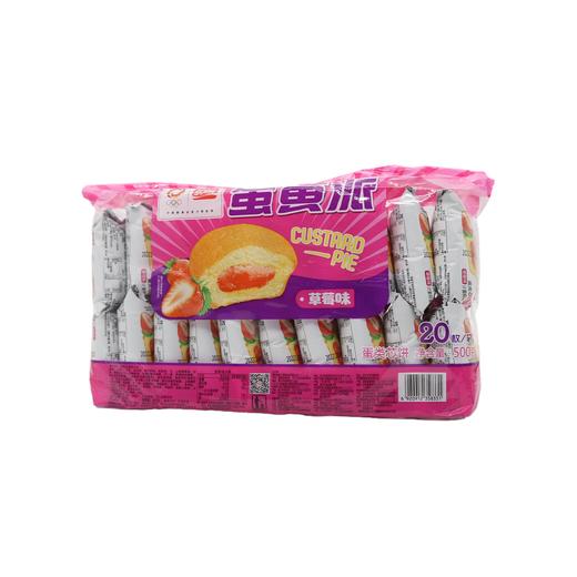 盼盼蛋黄派-草莓味500g（6920912358331） 商品图0