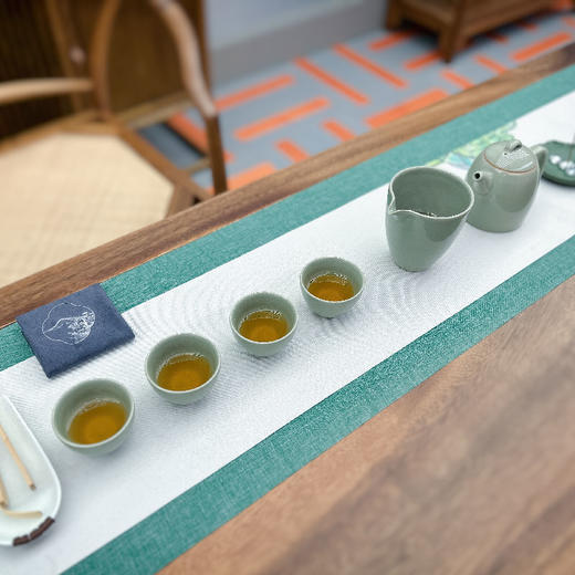 羽诗制造出品 湖山诗韵套装茶具茶巾文创礼盒 商品图4