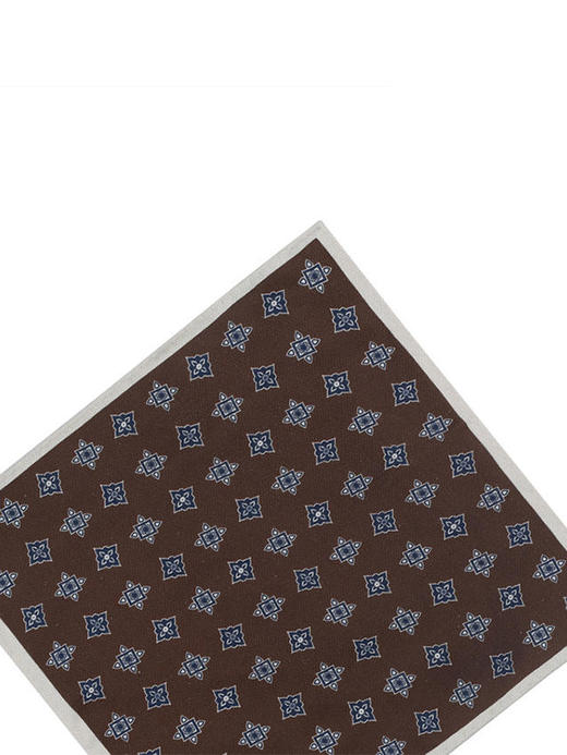 callisto咖色桑蚕丝口巾  SRTOW003C 商品图1