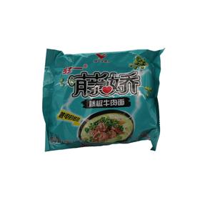 统一100藤椒牛肉袋面100g（6925303793593）