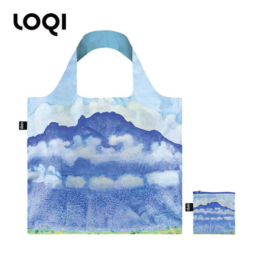 德国LOQI 博物馆系列  伯尔尼高地FH.SP 时尚艺术环保万用袋 折叠大容量单肩手提购物袋承重40斤防泼水 费迪南德・霍德勒 商品图1