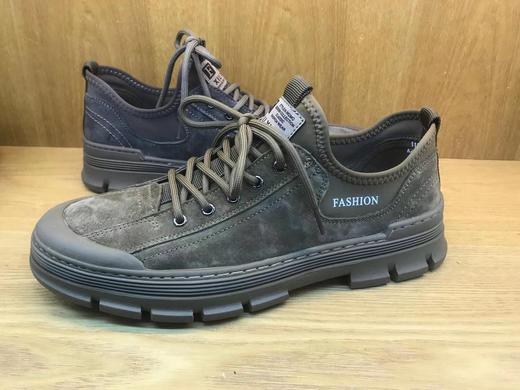 豪行2021年春季新品时尚休闲真皮低帮男单鞋11162606专柜正品 商品图1