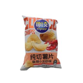 可比克纯切薯片麻辣小龙虾65g（6911988027238）