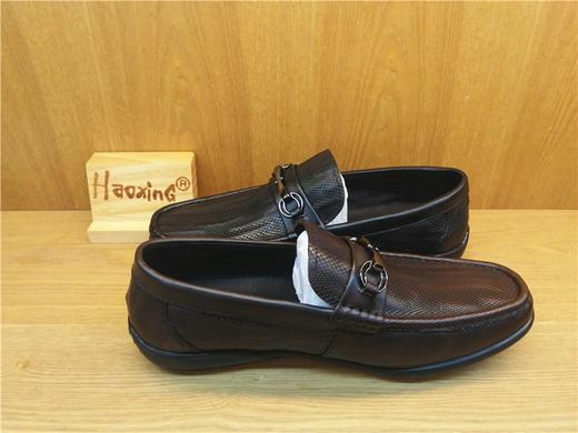 豪行11336565浅口青年休闲鞋户外头层牛皮圆头春秋中年男鞋 商品图2