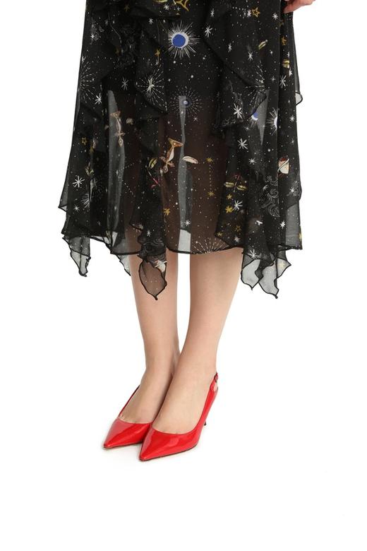 SUMMER & SAGE 宇宙元素雪纺半裙 1875 商品图3