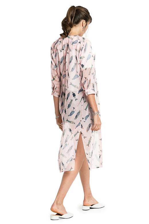 ROSEHOO 卡通人物印花轻薄开衫 2604 商品图2