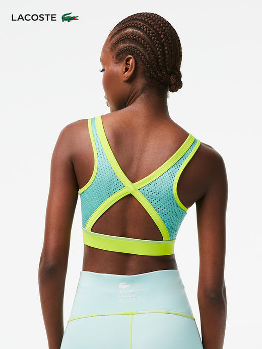 【海南专供价】Lacoste法国鳄鱼女装新款SPORT系列运动文胸背心IF4912-98 商品图2