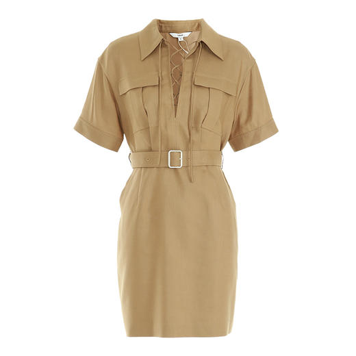 VIMAGE纬漫纪夏季新品时尚通勤复古收腰连衣裙V1907514 商品图6