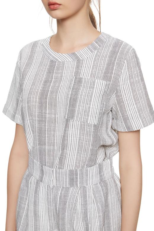 NOIR 锯齿条纹纯棉短裤 9175 商品图2