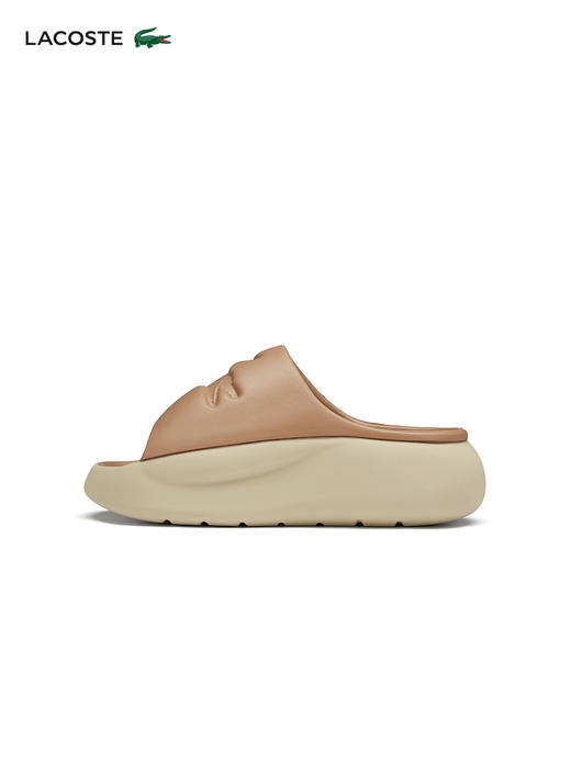 【海南专供价】Lacoste法国鳄鱼女鞋新款女士休闲厚底拖鞋45CFA0004 商品图1