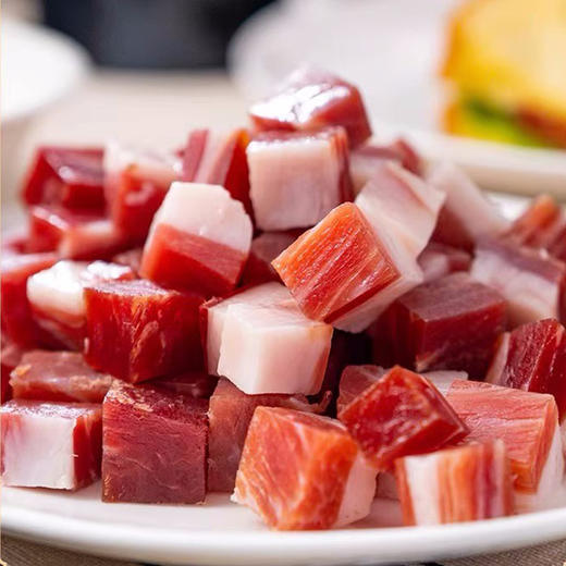 宣字牌宣威火腿粒 云南黑猪后腿肉腊肉切丁 肥瘦相宜 火腿炒饭焖饭煲仔饭 商品图2