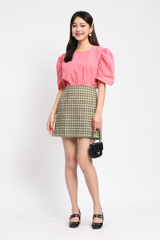 Stay2Weeks 绿色格纹短裙 11866 商品图1