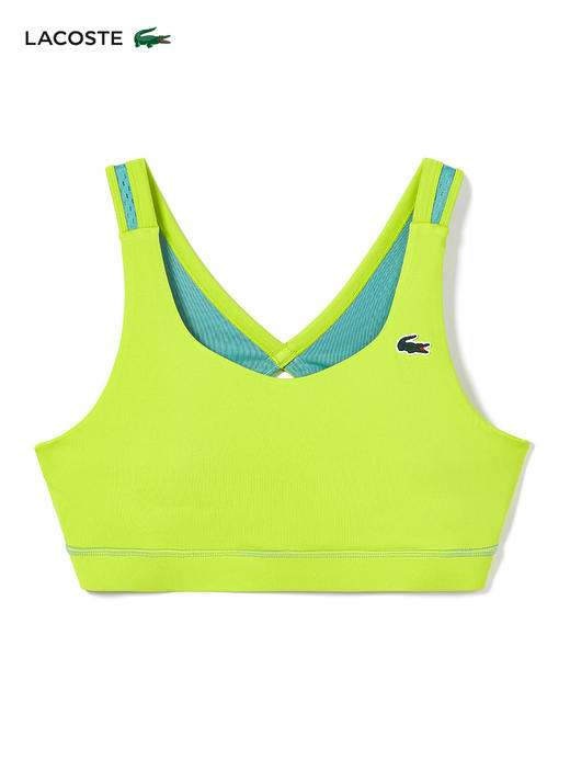 【海南专供价】Lacoste法国鳄鱼女装新款SPORT系列运动文胸背心IF4912-98 商品图4