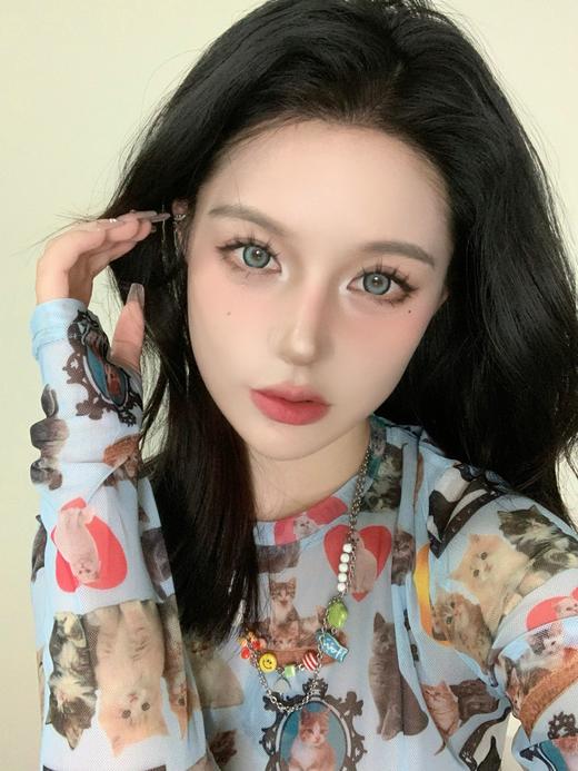 doragina 摇摆牛仔 混血灰蓝色 14.5mm 年抛 含硅水凝胶 商品图6