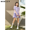 NEELLY纳俪夏季新款连衣裙女衬衫领系带娃娃裙减龄A字裙中长款N23044Y05504 商品缩略图2