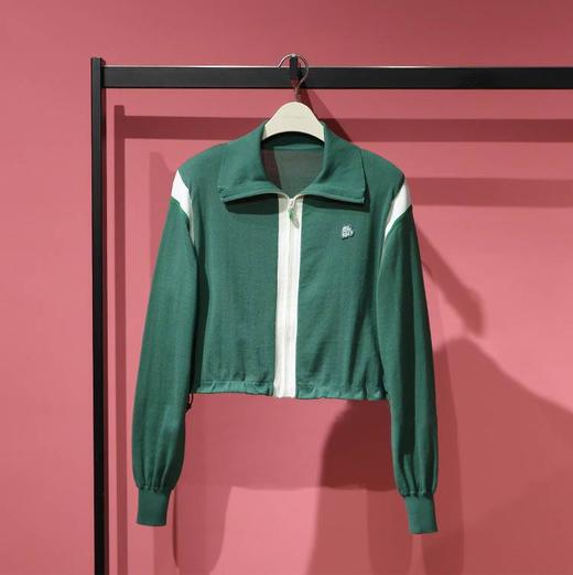 太平鸟女装国家宝藏&PEACEBIRD联名斯文撞色开衫A1EDC2103绿色 商品图0