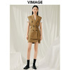 VIMAGE纬漫纪夏季新款百搭马甲简约修身薄外套V1903510 商品缩略图0