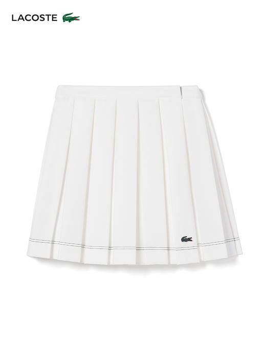 【海南专供价】Lacoste法国鳄鱼女装新款休闲运动半身裙短裙百褶裙JF6414-98 商品图1
