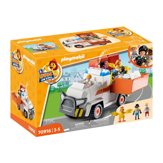 Playmobil 救护车应急车辆PLAC70916 商品图0