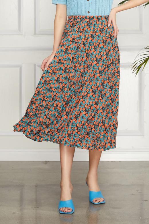 ANSUABEL A型碎花七分裙 11310 商品图0