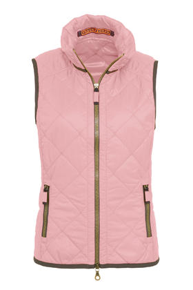 Frauenschuh - TRACY QUILTED VEST - PASTELPINK - 女装 - 背心 - 粉色