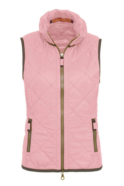 Frauenschuh - TRACY QUILTED VEST - PASTELPINK - 女装 - 背心 - 粉色 商品图0