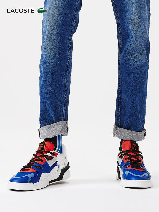 【海南专供价】Lacoste法国鳄鱼男鞋新款LT COURT 125百搭板鞋45SMA0141 商品图0