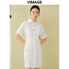 VIMAGE纬漫纪夏季新款时尚百搭简约通勤衬衫连衣裙V1907517 商品缩略图4