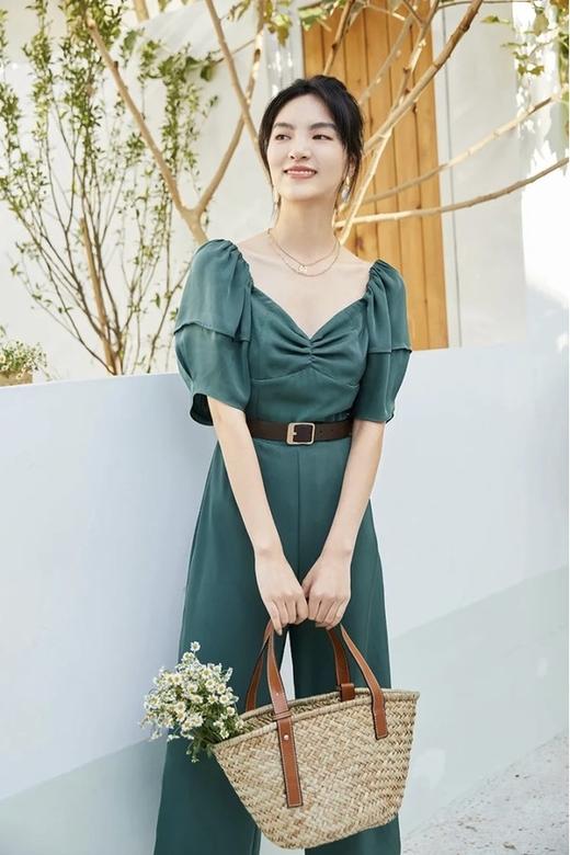 Eifini伊芙丽 高腰复古法式连体裤 16125 商品图2