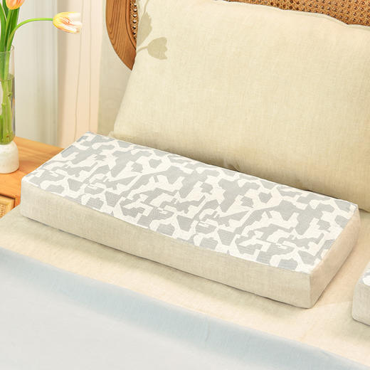 靛蓝雪松系列荞麦壳枕头可调节护颈枕 商品图3