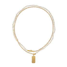 北京仓｜Barbóra-Rainbow Lora-珍珠 锆石 项链/腰链（多种戴法）［希腊设计师]