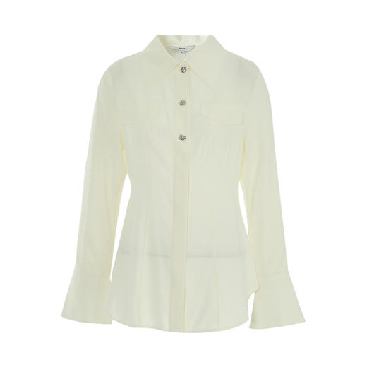 VIMAGE纬漫纪夏季新款百搭小众设计感衬衣衬衫V1909513 商品图6