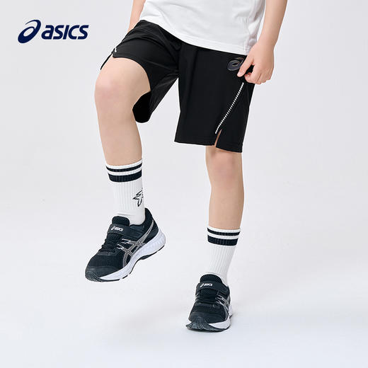 ASICS/亚瑟士童装2023年新款儿童男童针织短裤网球中裤运动裤子 商品图4