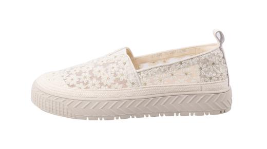 Safiya/索菲娅 2023春季新品假日小雏菊蕾丝草编一脚蹬休闲渔夫鞋 SF31112441 商品图6