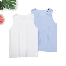 SCHIESSER舒雅儿童3A抗菌抑菌莫代尔随型裁无痕男孩女孩背心上衣T恤3Z/18309V