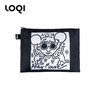 【收纳袋】德国LOQI x 凯斯哈林系列 环保收纳袋三件套 安迪鼠 迷宫 自由女神 文具数码配件收纳整理套包洗漱化妆防泼水 商品缩略图5