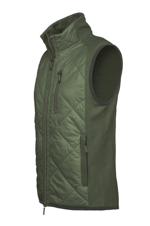 Frauenschuh - TRACY QUILTED VEST - OLIVINE - 女装 - 背心 - 橄榄绿 商品图1