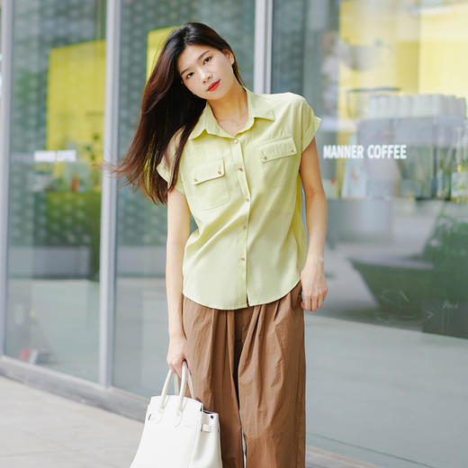 Avann天丝棉金属扣短袖 商品图9