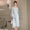 【孤品样衣，不退不换】【港岛风铃】温婉甜美仙气蝴蝶钉珠连衣裙女2023春季新款 商品缩略图4
