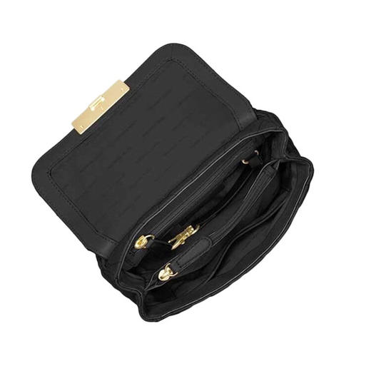 【品牌授权】迈克.科尔斯（MICHAEL KORS）女士SLOAN系列小号单肩斜挎包30S7GSLL1L BLACK 商品图5