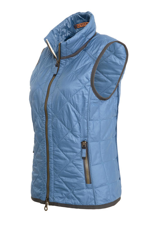 Frauenschuh - TRACY QUILTED VEST - AZUREBLUE - 女装 - 背心 - 蓝色 商品图1