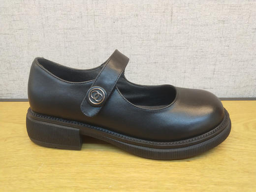 2021秋季新款豪行真皮女鞋213Q78323浅口平底圆头舒适休闲女单鞋 商品图0