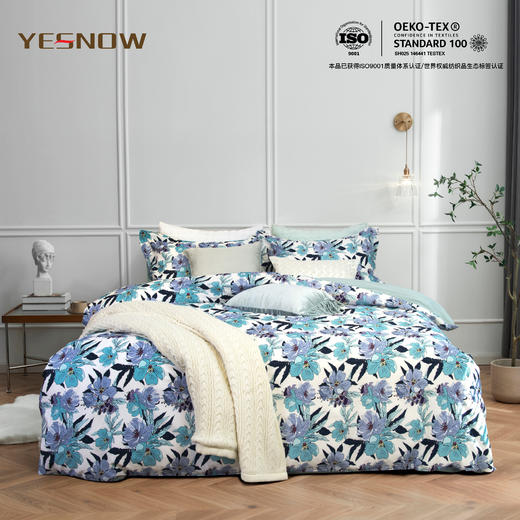 60S贡缎印花四件套-安之若泰 商品图0