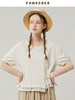 Famecoco范可儿独特设计不规则上衣女显瘦夏季别致T恤FAB3BB004 商品缩略图1