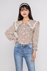 amadella 蕾丝领边打揽碎花上衣 11292 商品缩略图0